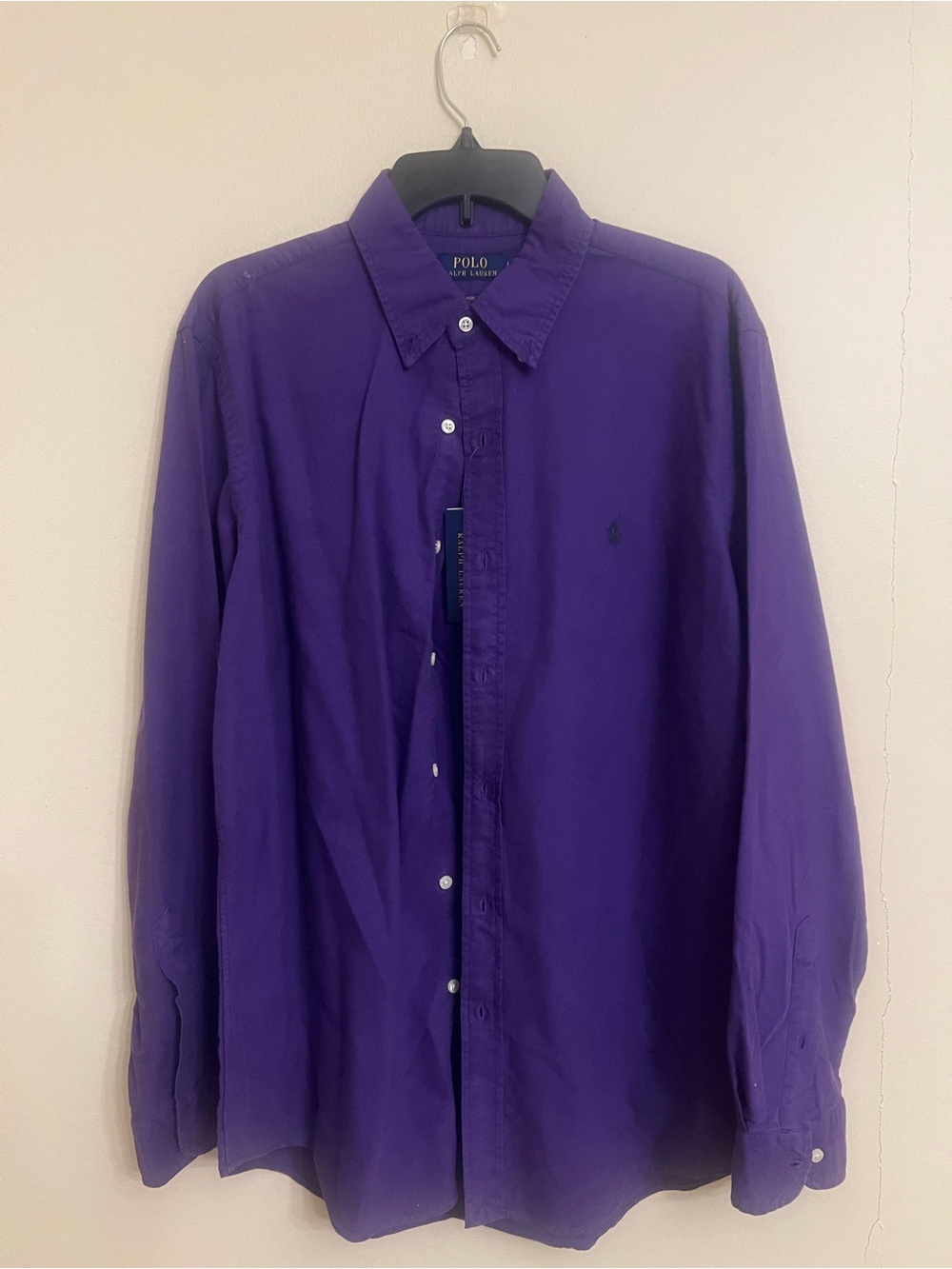 Polo by Ralph Lauren Deep Purple Long-Sleeve Button-Down Shirt